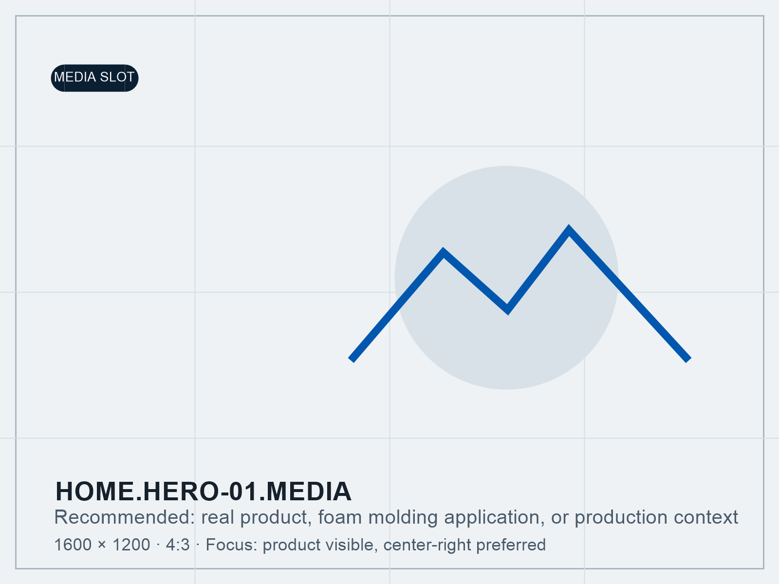 Hero media placeholder — replace with approved product or manufacturing image